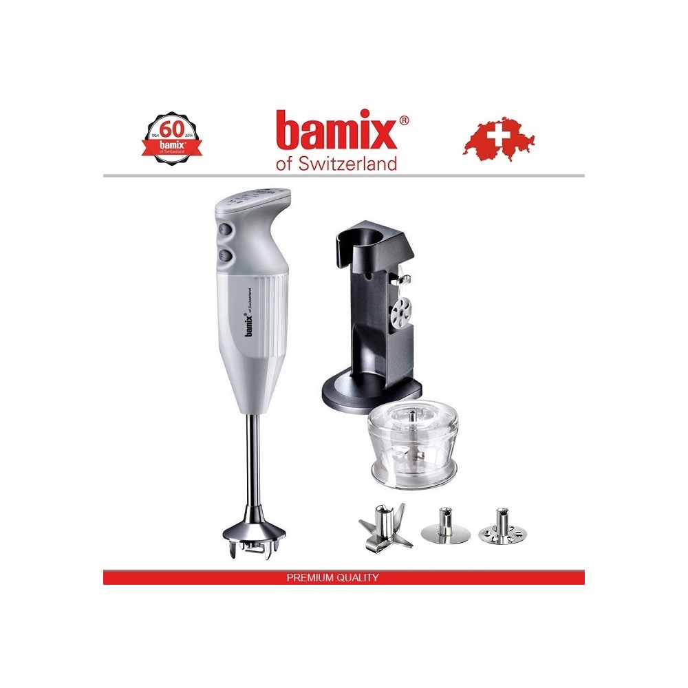 BAMIX M180 Deluxe Light Grey блендер, светло-серый