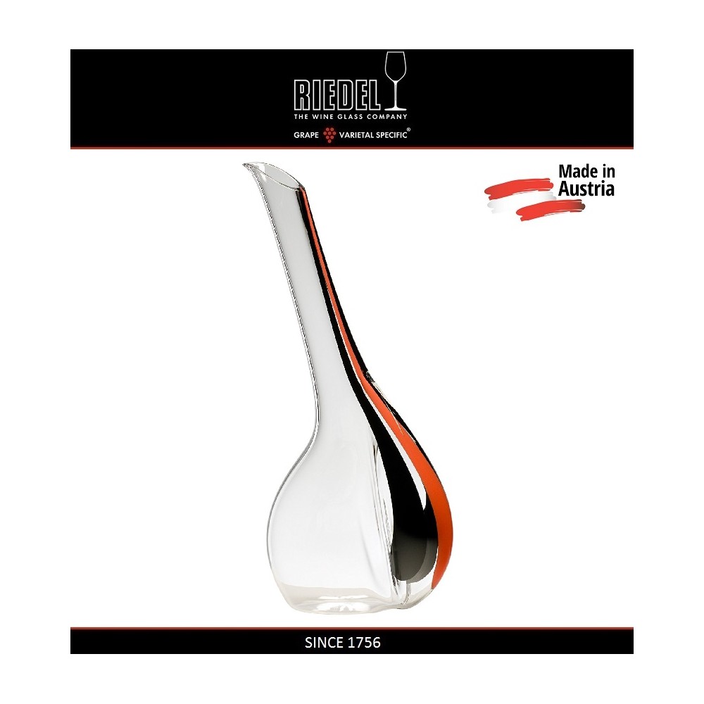 Декантер TOUCH RED ручной выдувки , 1.43 л, H 36.5 см, Riedel