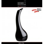 Декантер CORNETTO BLACK ручной выдувки, 1.2 л, H 32.5 см, черный хрусталь, Riedel