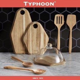 Блюдо Modern Kitchen с крышкой, 22 см, акация, TYPHOON