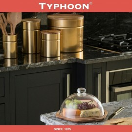 Блюдо Modern Kitchen с крышкой, 22 см, акация, TYPHOON