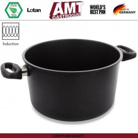 Антипригарная кастрюля Diamond Induction, 6 л, D 26 см, индукционное дно, AMT