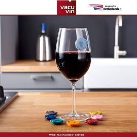 Маркеры-наклейки для бокалов Classic, 8 шт, Vacu Vin