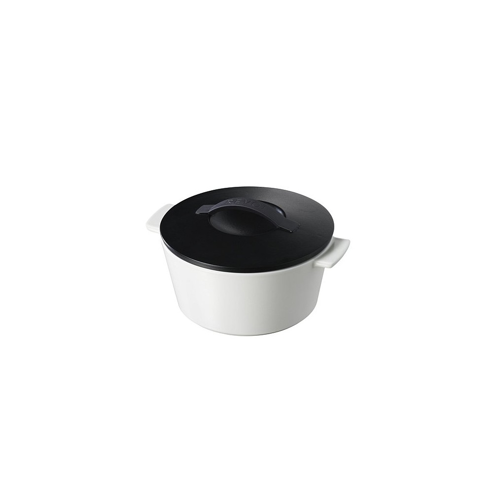 Кастрюля керамическая Revolution New, 3.4 л, для любых плит и духовки, черный, REVOL