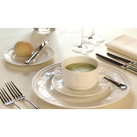Тарелка для супа, пасты ''Torino White'', 340 мл, D 24 см, H 4 см, Steelite