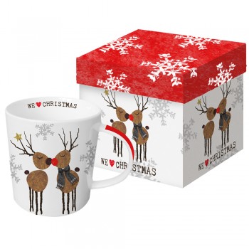 Кружка в подарочной упаковке we love christmas, Paperproducts Design