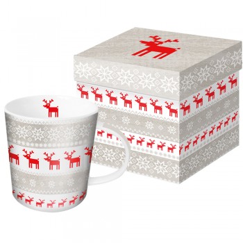 Кружка в подарочной коробке magic christmas серая, Paperproducts Design