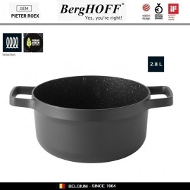 GEM Антипригарная кастрюля для плиты и духовки, 2.8 л, D 20 см, BergHOFF