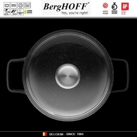 GEM Антипригарная кастрюля для плиты и духовки, 4.9 л, D 24 см, BergHOFF
