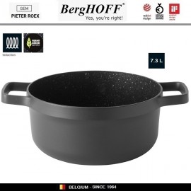 GEM Антипригарная кастрюля для плиты и духовки, 7.3 л, D 28 см, BergHOFF