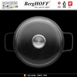GEM Антипригарная кастрюля для плиты и духовки, 7.3 л, D 28 см, BergHOFF
