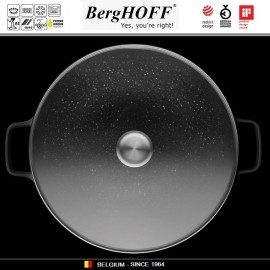 GEM Антипригарная кастрюля-сотейник для плиты и духовки, 4.6 л, D 28 см, BergHOFF