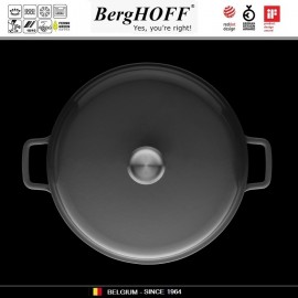 GEM Чугунная кастрюля для плиты и духовки, 4.4 л, D 24 см, BergHOFF