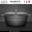 GEM Чугунная кастрюля для плиты и духовки, 6.8 л, D 28 см, BergHOFF