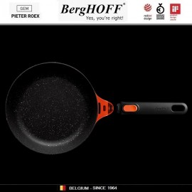 GEM Red Антипригарная сковорода со съемной ручкой, 1.7 л, D 24 см, BergHOFF