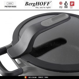 GEM Grey Антипригарный сотейник для любых плит, 3.9 л, D 26 см, BergHOFF