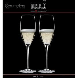 Бокалы для игристых вин и шампанского Champagne, 2 шт, объем 330 мл, ручная выдувка, SOMMELIERS, RIEDEL