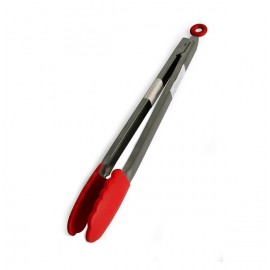 Щипцы L 30 см, сталь, жаропрочный силикон, WOLL