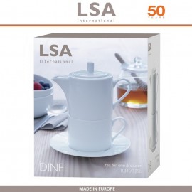 Комплект DINE чайный на 1 персону, 340 мл и 250 мл, столовый LSA