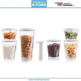 Вакуумный контейнер, 1.3 л, поликарбонат пищевой, Tomorrow s Kitchen
