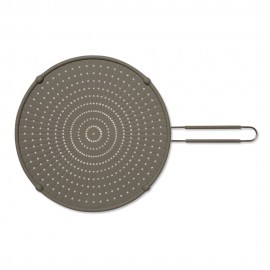 Защита для сковороды от брызг, D 32.5 см, силикон жаропрочный пищевой, серия GEMINI, DOSH