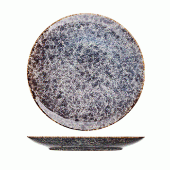 BLACK STONE Обеденная тарелка, D 25 см, фарфор, KNS