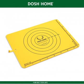 Коврик VELA кухонный многофункциональный, 42 х 32 см, силикон жаропрочный пищевой, DOSH