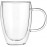 Кружка с двойными стенками, 350 мл, термостойкое боросиликатное стекло, серия Enjoy