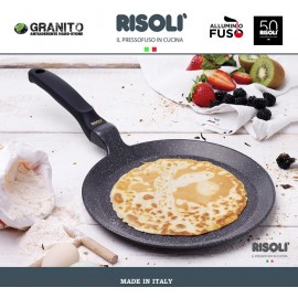 Антипригарная блинная сковорода Granito Hardstone, D 25 см, Risoli