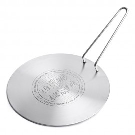 Индукционный адаптер со съемной ручкой, D 22 см, сталь нержавеющая, FRABOSK