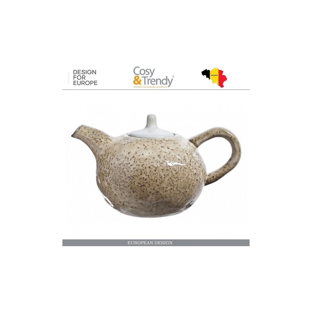 Заварочный чайник MALIBU ручной работы, 830 мл, каменная керамика, COSY&TRENDY