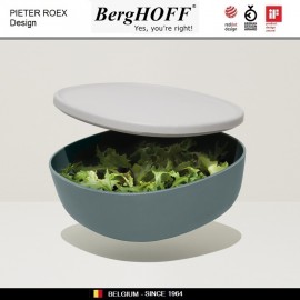 LEO Миска-салатник с крышкой, для подачи и хранения, 3 л, 24 x 24 см, BergHOFF