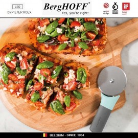 LEO Комплект для нарезки и подачи пиццы: доска и дисковый нож, BergHOFF