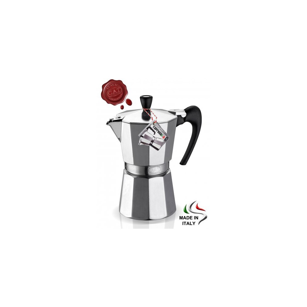Кофеварка гейзерная AROMA VIP New на 12 чашек, индукционное дно, алюминий пищевой, G.A.T.