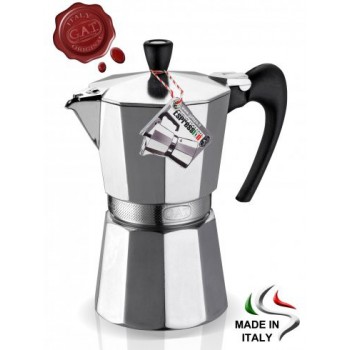 Кофеварка гейзерная AROMA VIP New на 9 чашек, индукционное дно, алюминий пищевой, G.A.T.