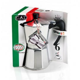 Кофеварка гейзерная AROMA VIP New на 6 чашек, индукционное дно, алюминий пищевой, G.A.T.