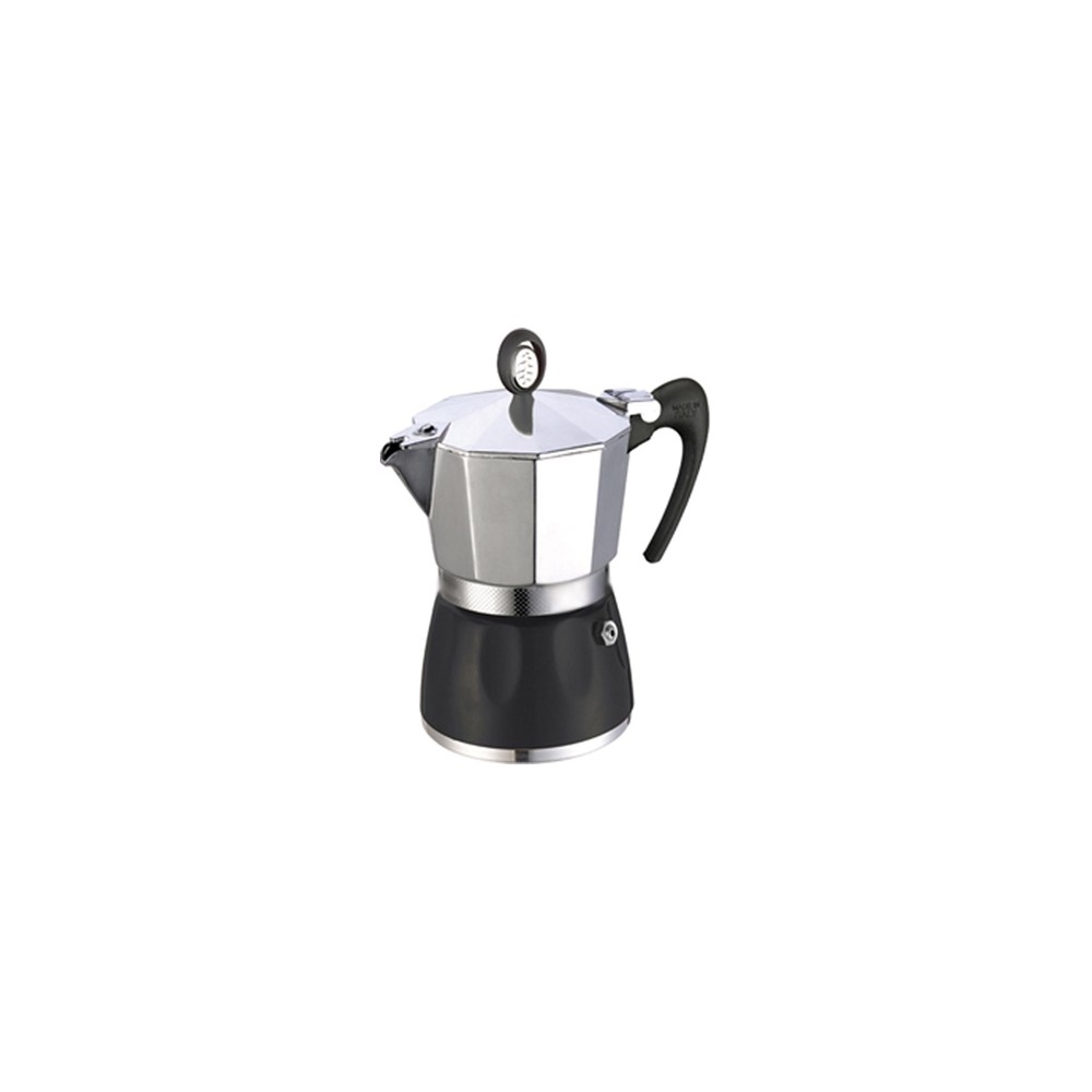 Кофеварка гейзерная DIVA на 3 чашки, черный, индукционное дно, G.A.T.
