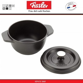 Жаровня Arcana, 2 L, 19 см, чугун литой эмалированный черный, Fissler, Германия