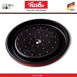 Жаровня Arcana, 2 L, 19 см, чугун литой эмалированный черный, Fissler, Германия