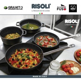 Антипригарная сковорода Granito Hardstone, D 32 см, Risoli