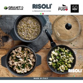Антипригарная сковорода Granito Hardstone, D 20 см, Risoli