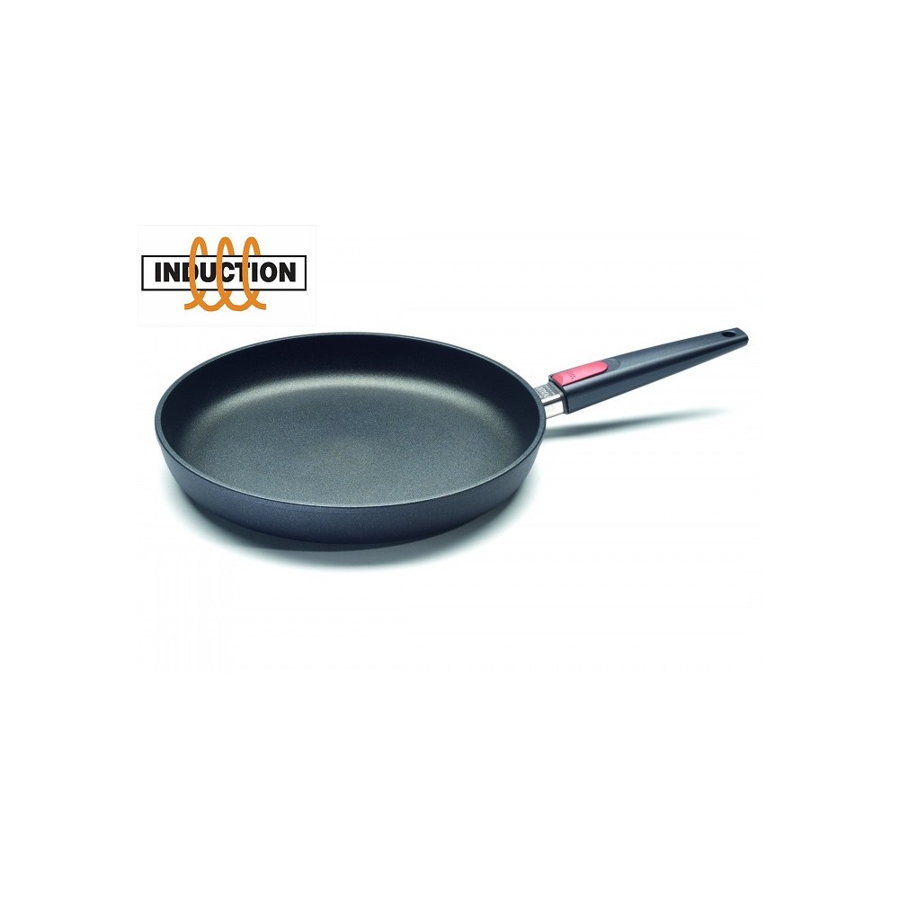 Сковорода со съемной ручкой Titanium Nowo Induction, D 32 см, литой алюминий, антипригарное титаново-керамическое покрытие, WOLL