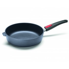 Сковорода глубокая со съемной ручкой Diamond Titan Best, D 26 см, литой алюминий, антипригарное алмазное покрытие, WOLL