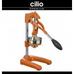 Пресс для цитрусовых, H 43 см, L 18 см, W 22 см, цвет оранжевый, сталь нержавеющая, Cilio