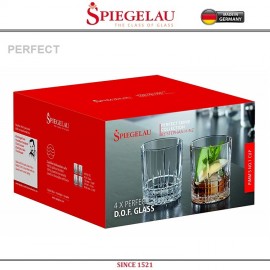 Бокалы Perfect Serve для двойного виски, 4 шт по 368 мл, хрусталь, Spiegelau