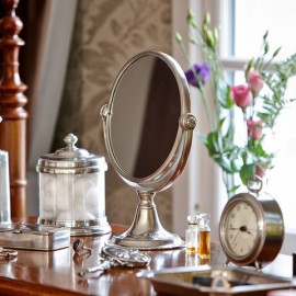 Дамское зеркало, D 7,3 см, L 21 см, олово, серия Handbag Mirror, Cosi Tabellini
