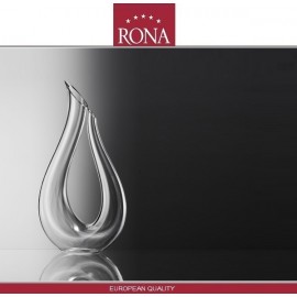 Декантер ручной работы "LYRA", 1.5 л, хрустальное стекло, RONA