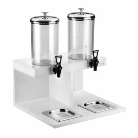 Двойной диспенсер для холодных напитков, 2 по 8 л, серия Buffet, Pintinox