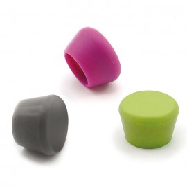 Пробка для бутылки вина, силикон, черный, Pulltex