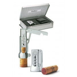 Набор штопор с кожаным чехлом в подарочной упаковке «Brucart», сталь нержавеющая, Pulltex